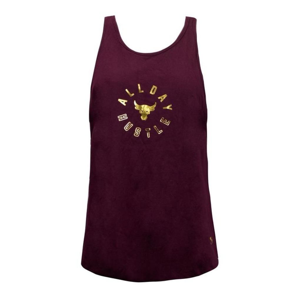 Under armour all day hustle maroon tank